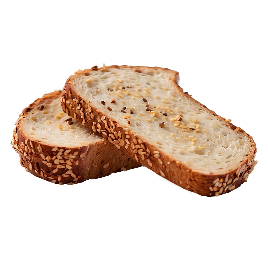 Toasted Sesame Bread Slice Png Tfa PNG image