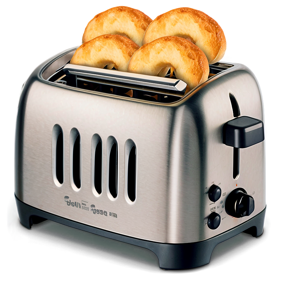 Toaster With Bagel Function Png 06122024 PNG image