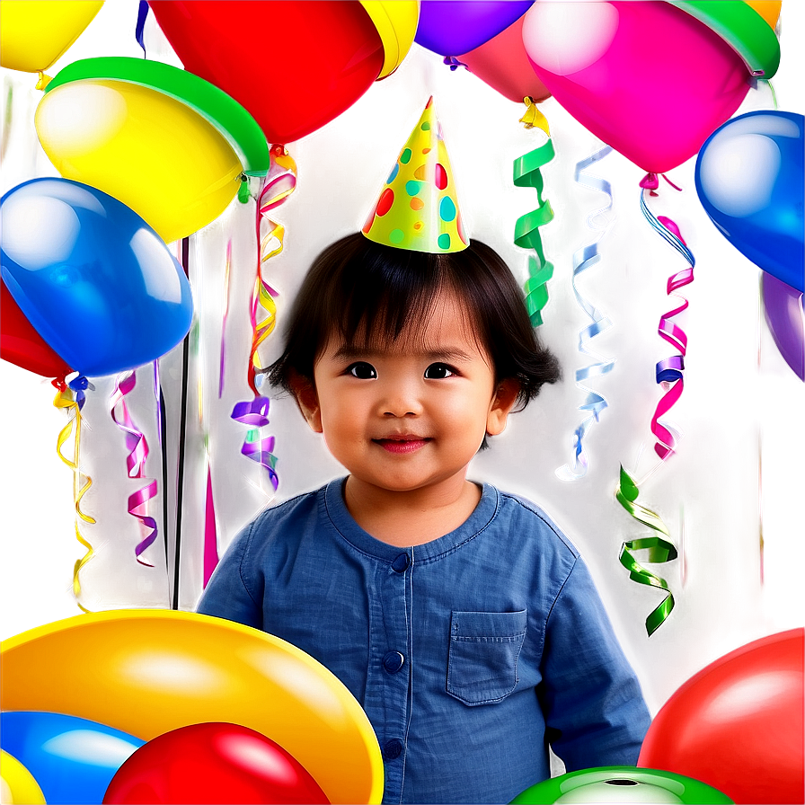 Toddler Birthday Party Png Kkd PNG image