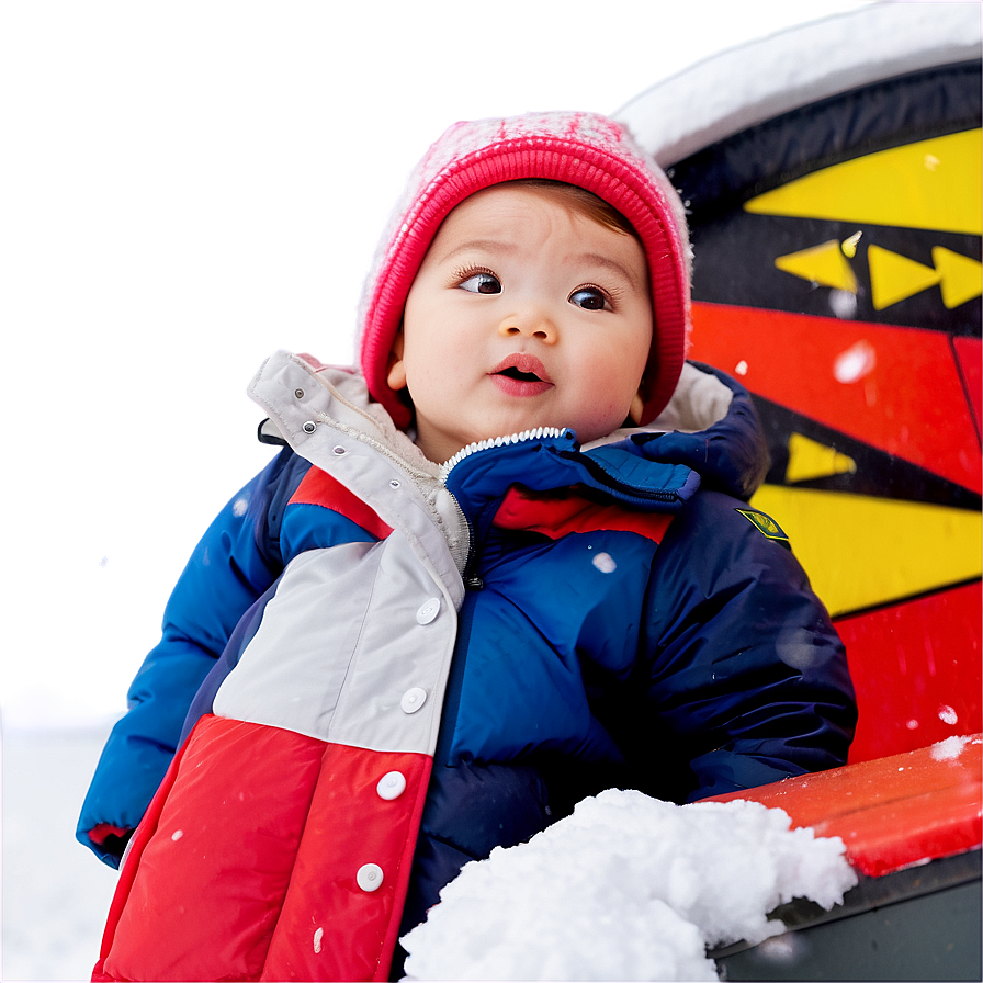 Toddler In Snow Png 31 PNG image