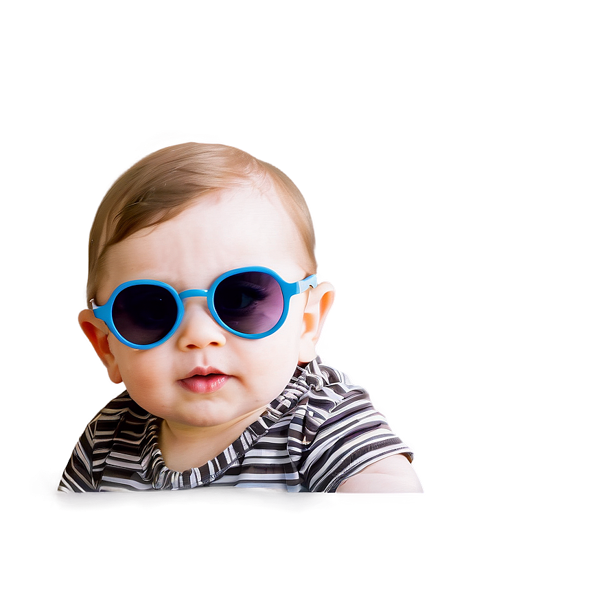 Toddler In Sunglasses Png 06112024 PNG image