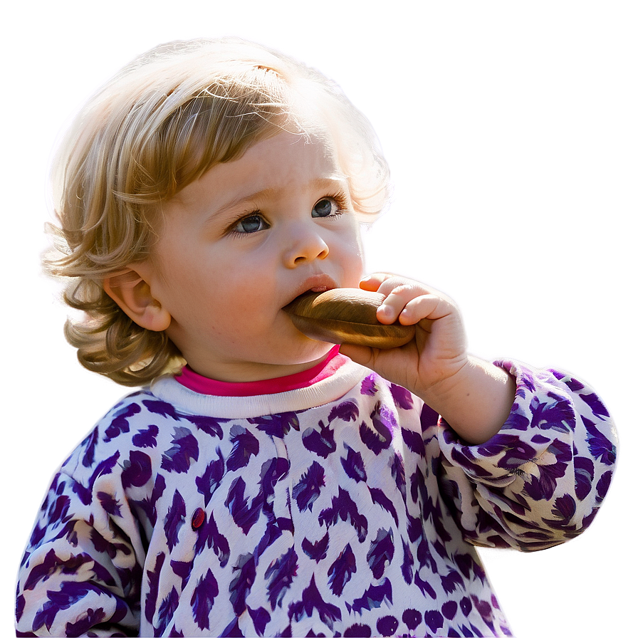 Toddler With Spoon Png Ewv PNG image