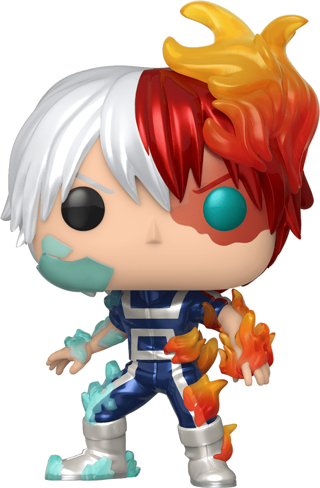 Todoroki Funko Pop Figure PNG image