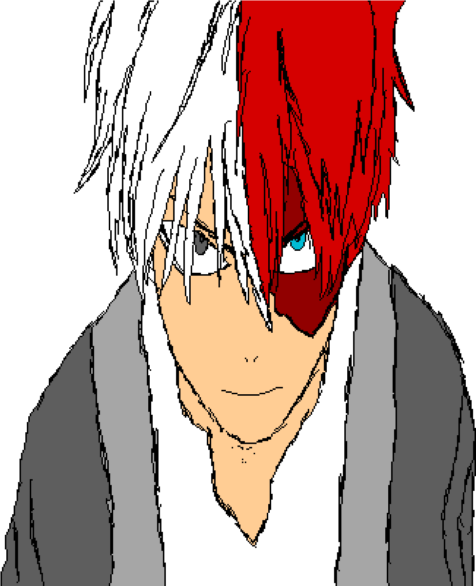 Todoroki Shoto Anime Character PNG image