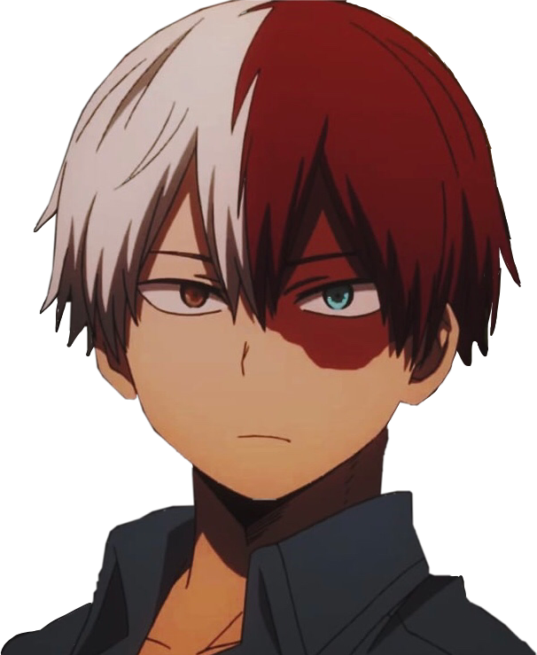 Todoroki Shoto Anime Portrait PNG image