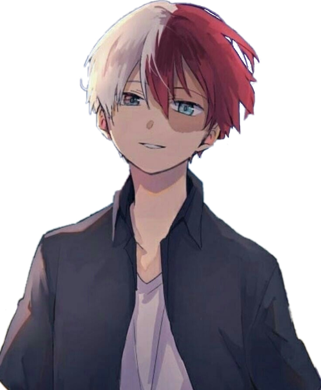 Todoroki Shoto Anime Portrait PNG image