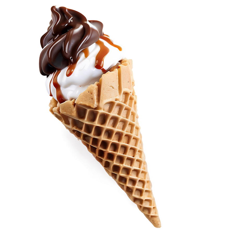 Toffee Waffle Cone Png 06282024 PNG image