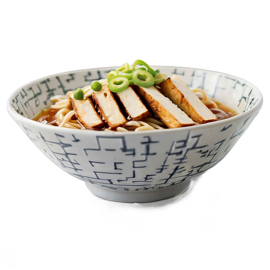 Tofu Ramen Bowl Png Lax84 PNG image