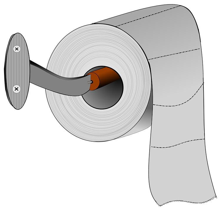 Toilet Paper Rollon Holder Illustration PNG image
