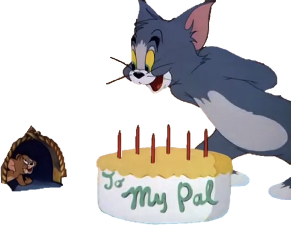 Tomand Jerry Celebration Cake PNG image