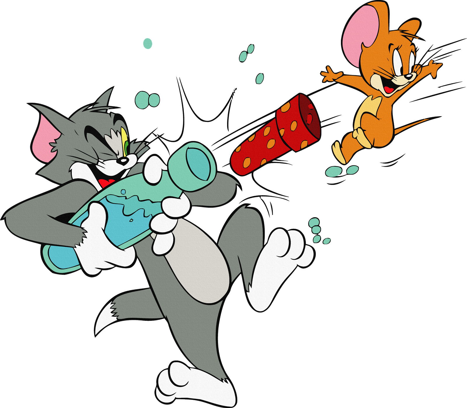 Tomand Jerry Chase Scene PNG image