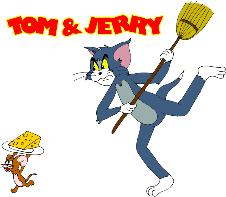 Tomand Jerry Chase Scene PNG image