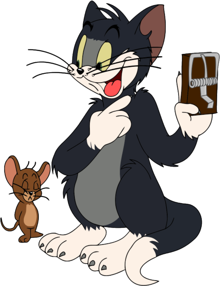 Tomand Jerry Classic Pose PNG image