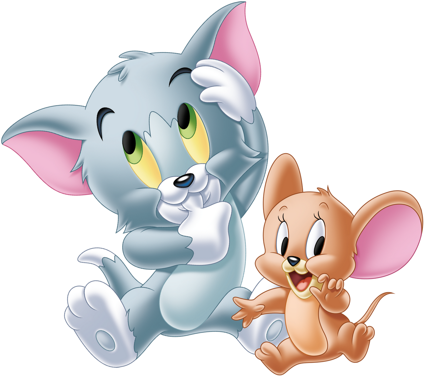 Tomand Jerry Friendly Moment PNG image