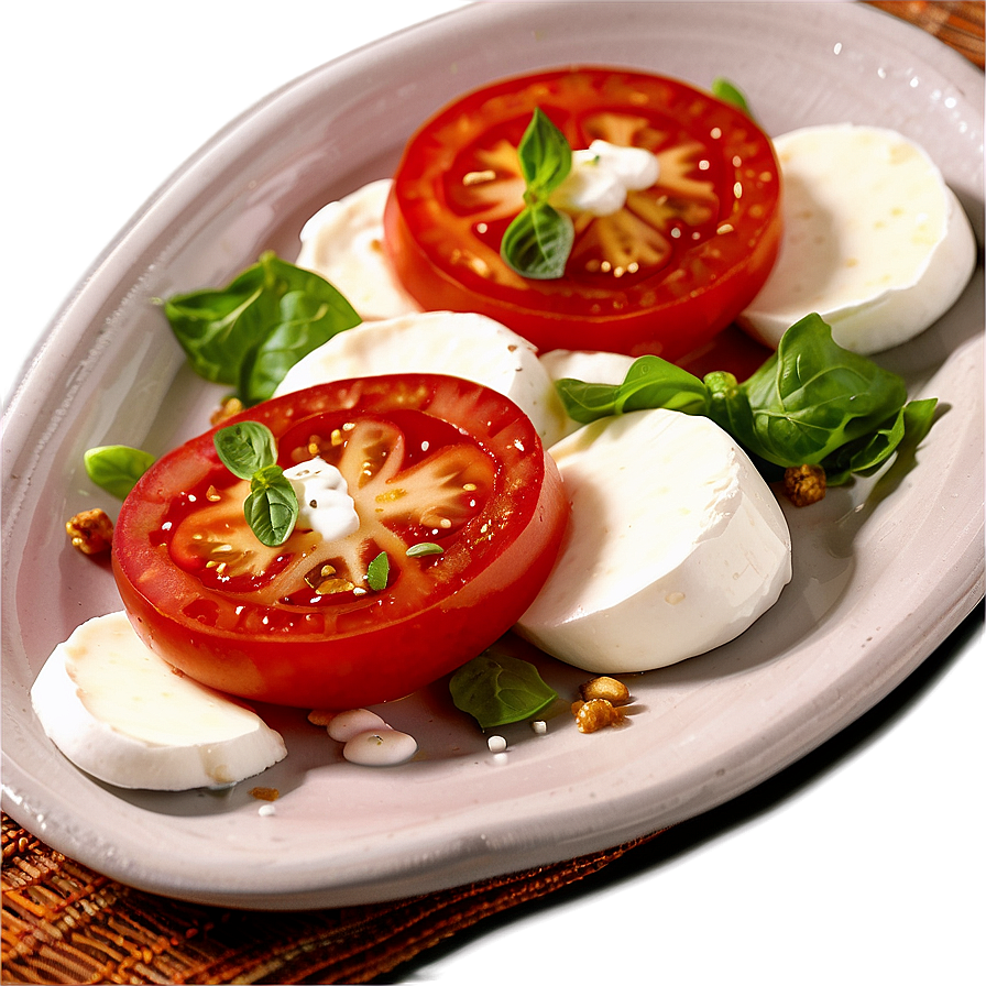 Tomato And Mozzarella Salad Png 06212024 PNG image