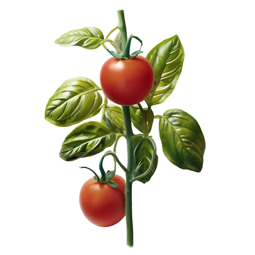 Tomato Basil Leaves Png Tfd PNG image