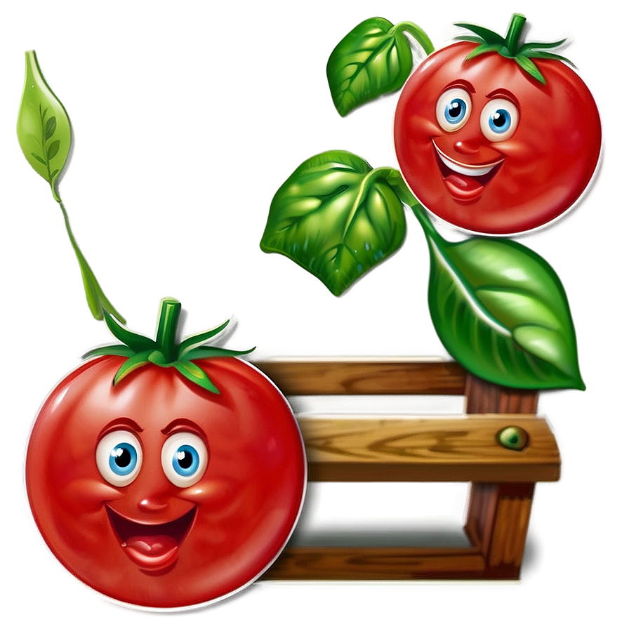 Tomato Cartoon Mascot Png 31 PNG image