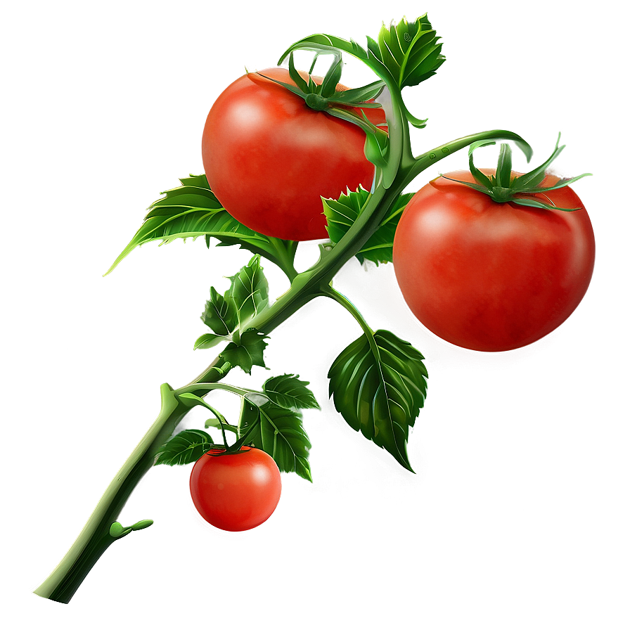 Tomato Plant Branch Png 06212024 PNG image