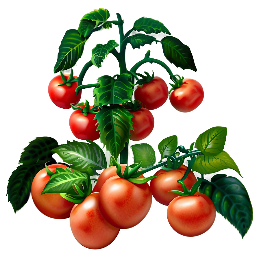 Tomato Plant Garden Png 06212024 PNG image