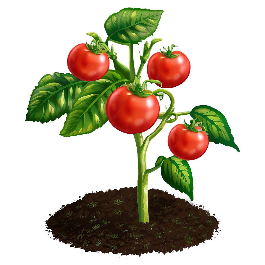 Tomato Plant Garden Png Lnt70 PNG image