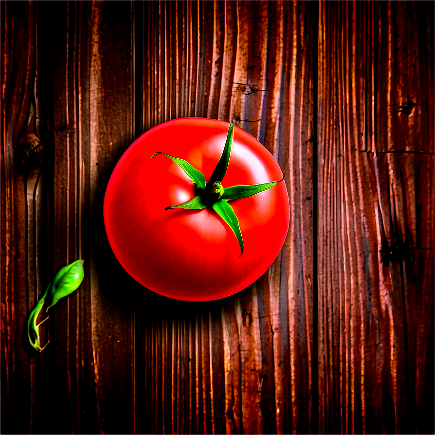 Tomatoes On Wooden Surface Png 37 PNG image