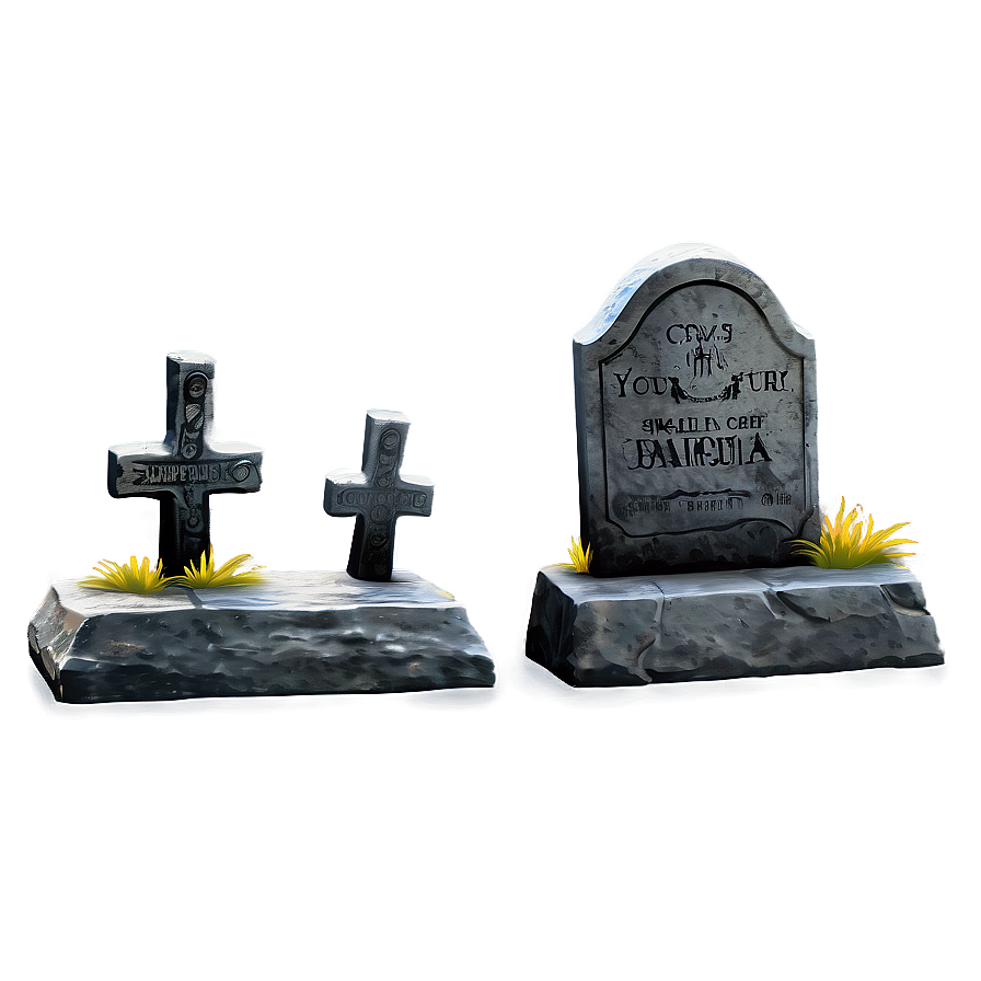 Tombstone With Crow Png 05252024 PNG image