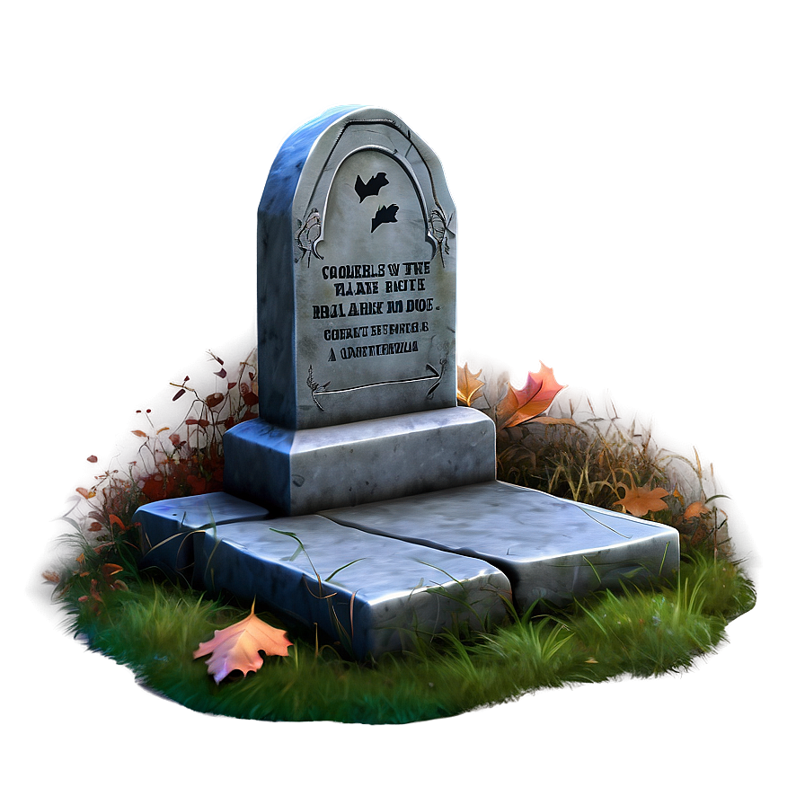 Tombstone With Ghost Png 05252024 PNG image