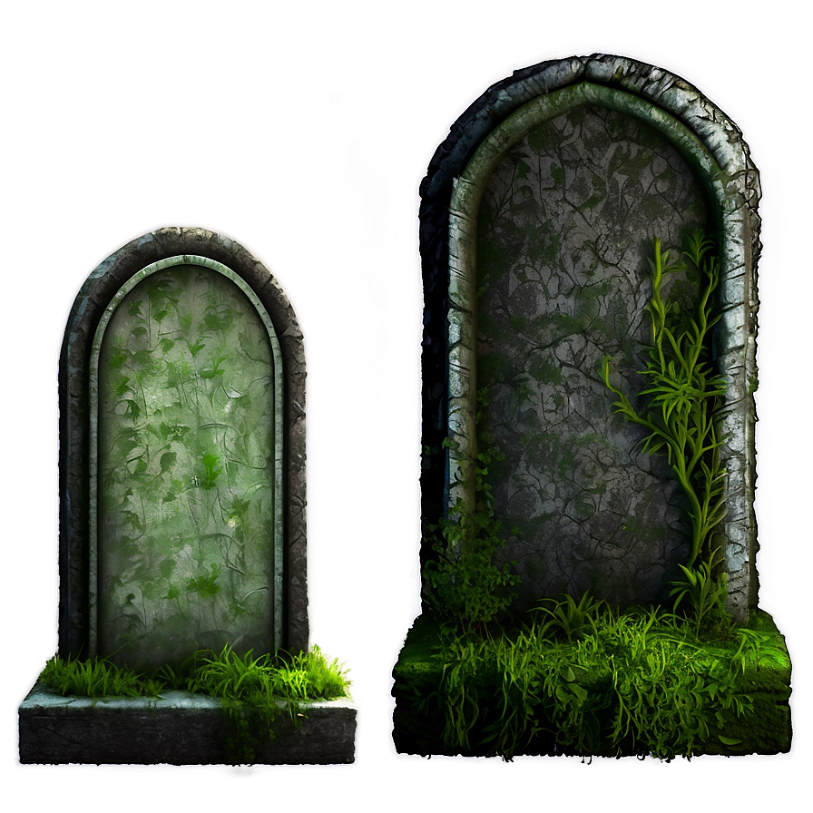 Tombstone With Moss Png Yth PNG image