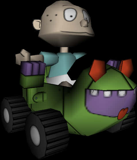 Tommy Pickles Rugrats Racing Adventure PNG image