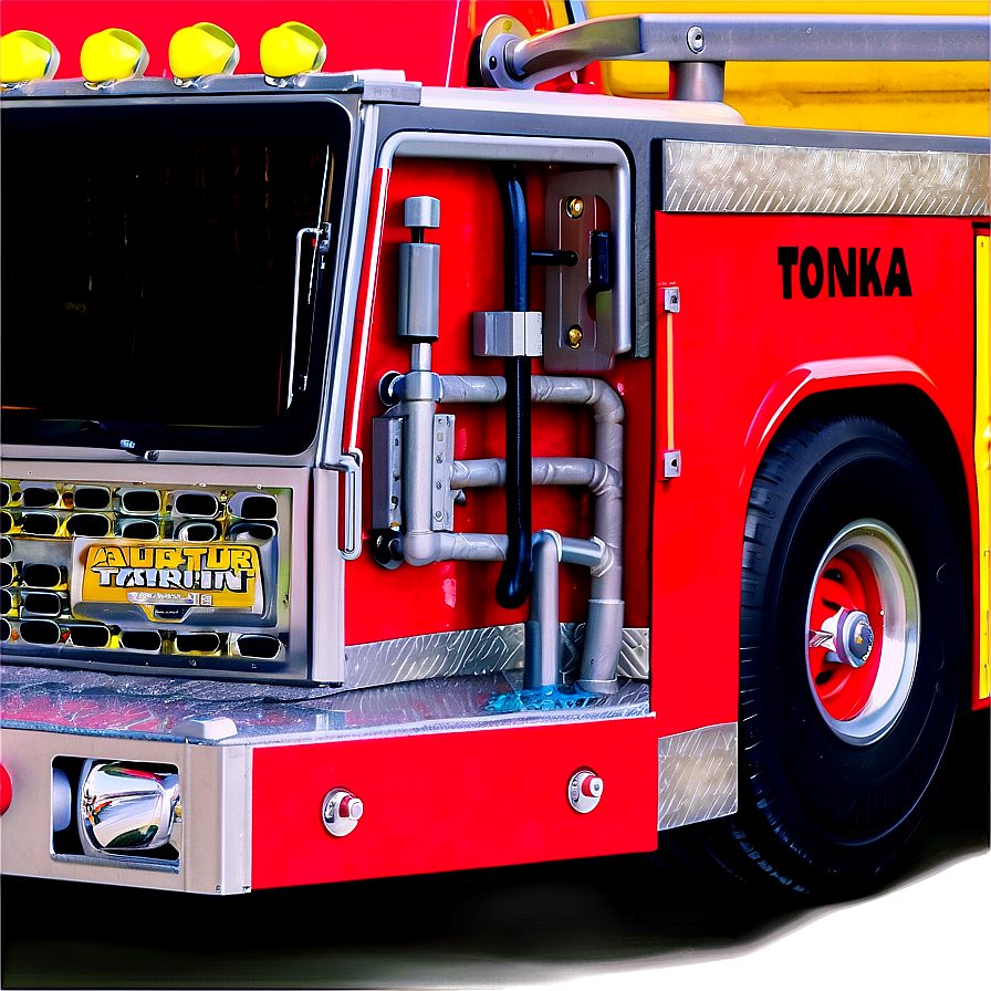 Tonka Fire Truck Detailed Image Png Fcn PNG image