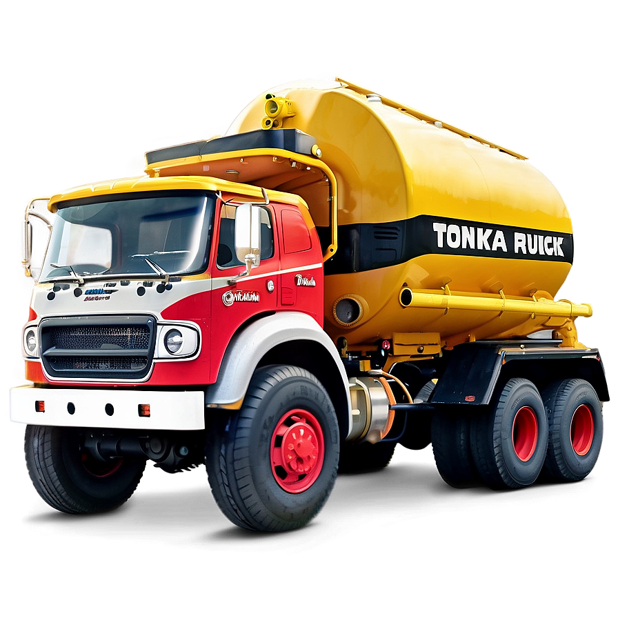 Tonka Tanker Truck Illustration Png 6 PNG image