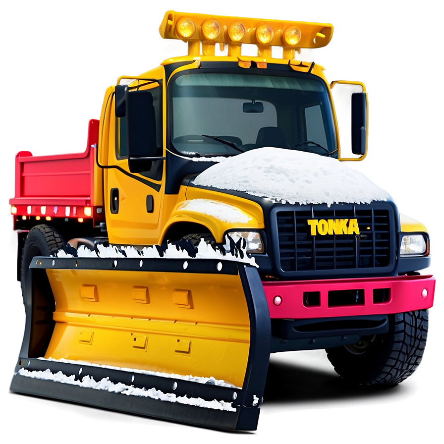 Tonka Truck With Snow Plow Png Soy41 PNG image