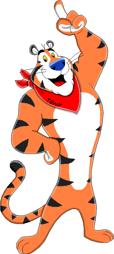 Tony The Tiger Animated Pose PNG image