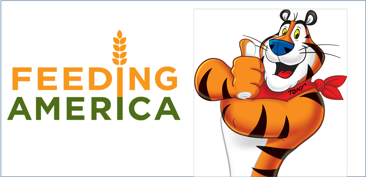 Tony The Tiger Feeding America Campaign PNG image