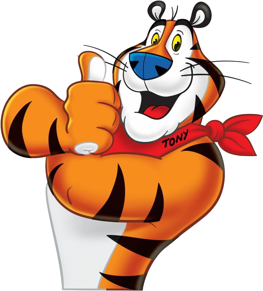 Tony The Tiger Thumbs Up PNG image