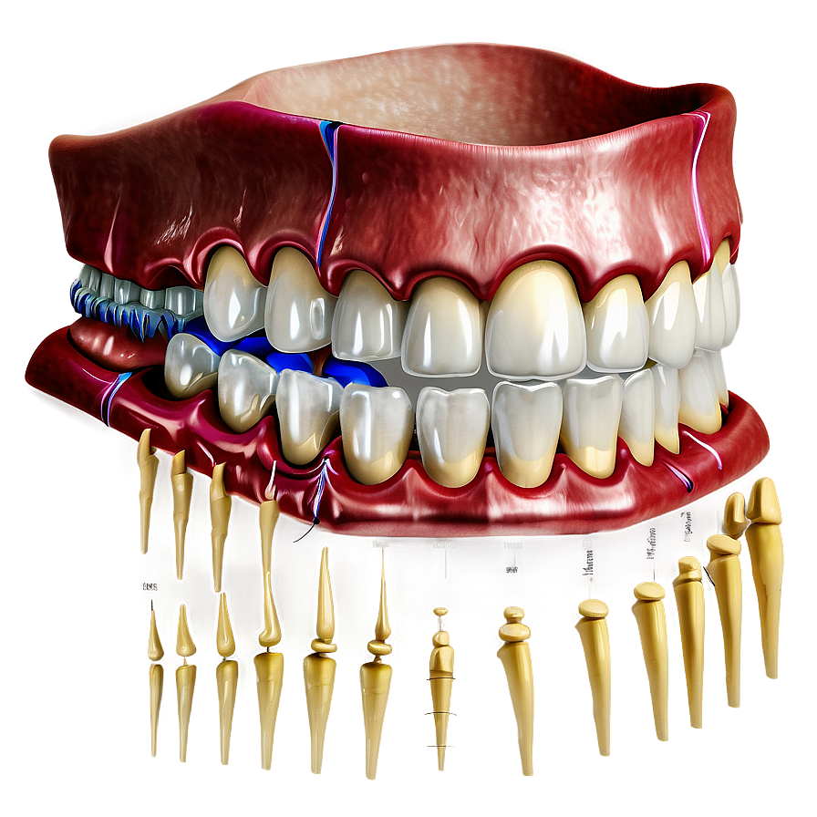 Tooth Anatomy Chart Png 06262024 PNG image