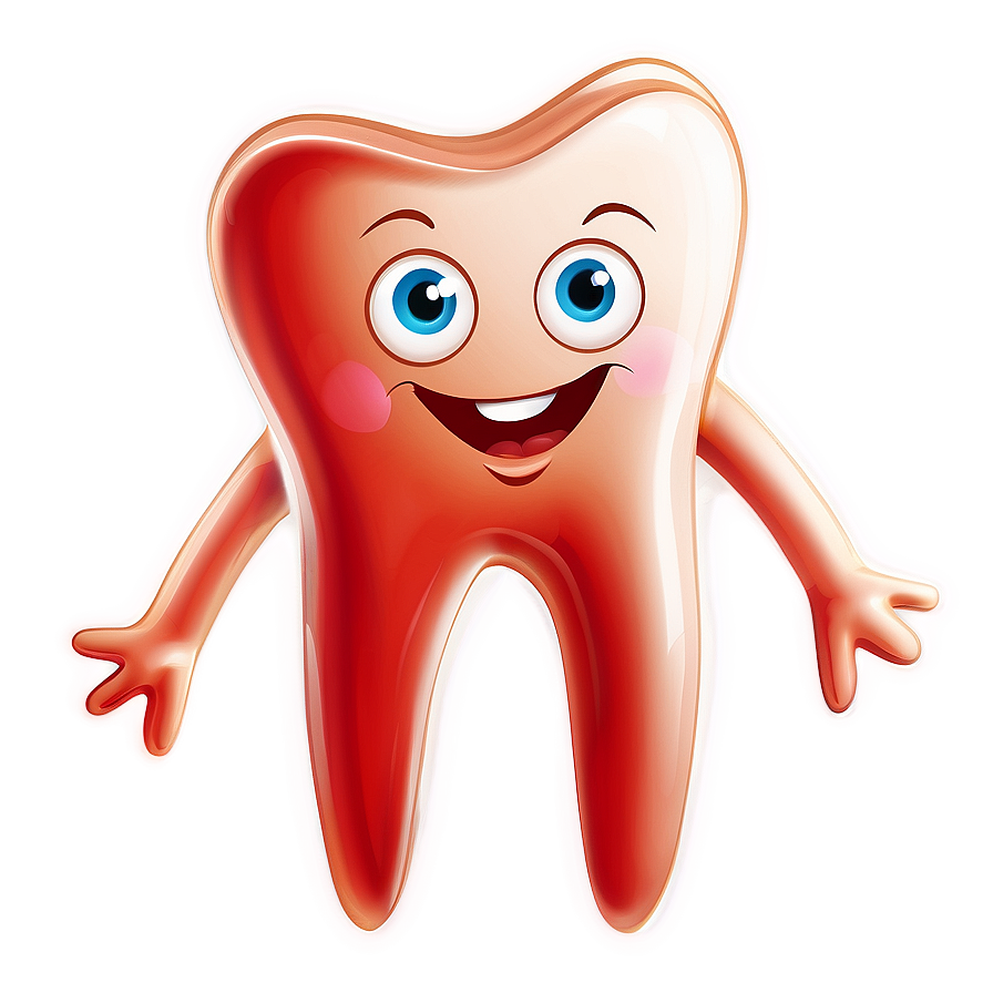 Tooth With Book Clipart Png 06272024 PNG image