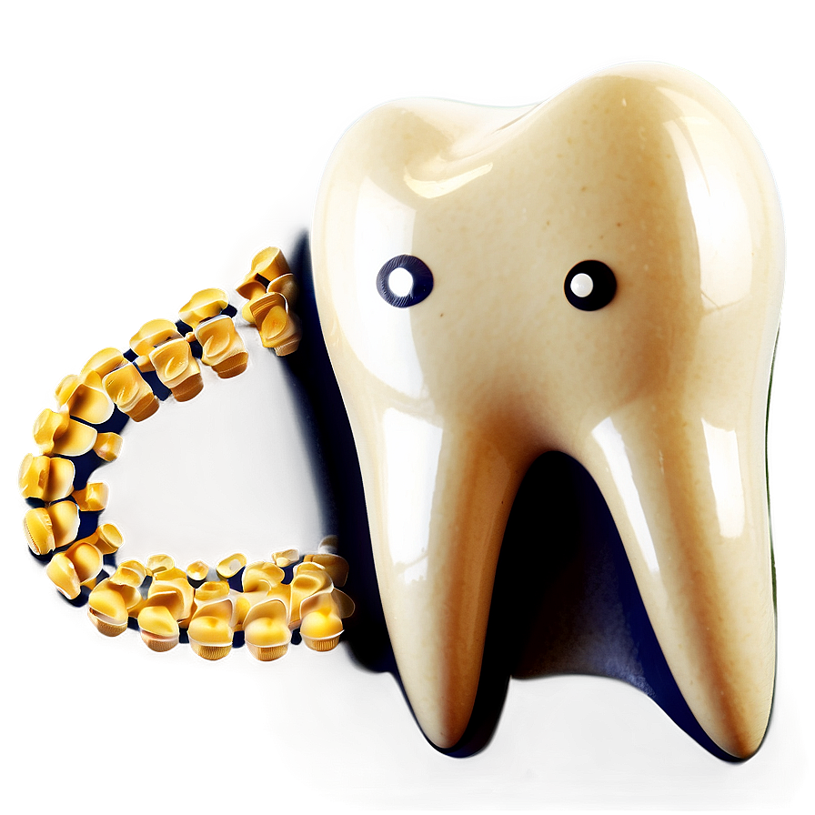 Tooth With Face Mask Clipart Png 06272024 PNG image