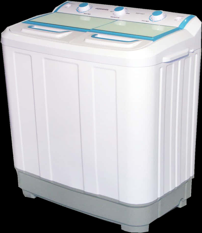 Top Loading Twin Tub Washing Machine PNG image