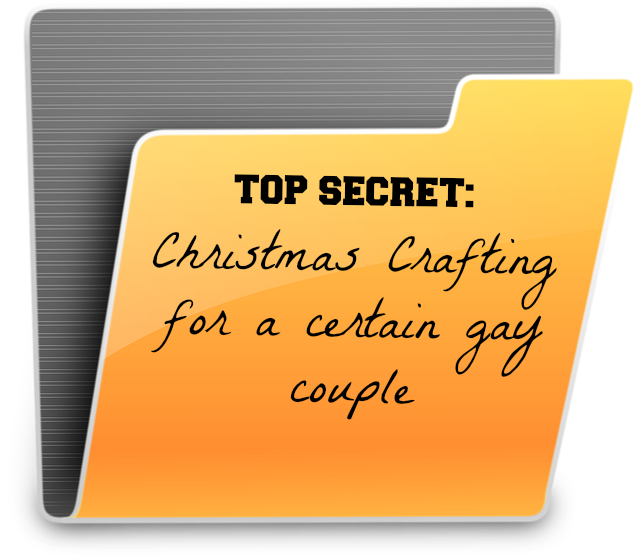 Top Secret Christmas Crafting File Folder PNG image