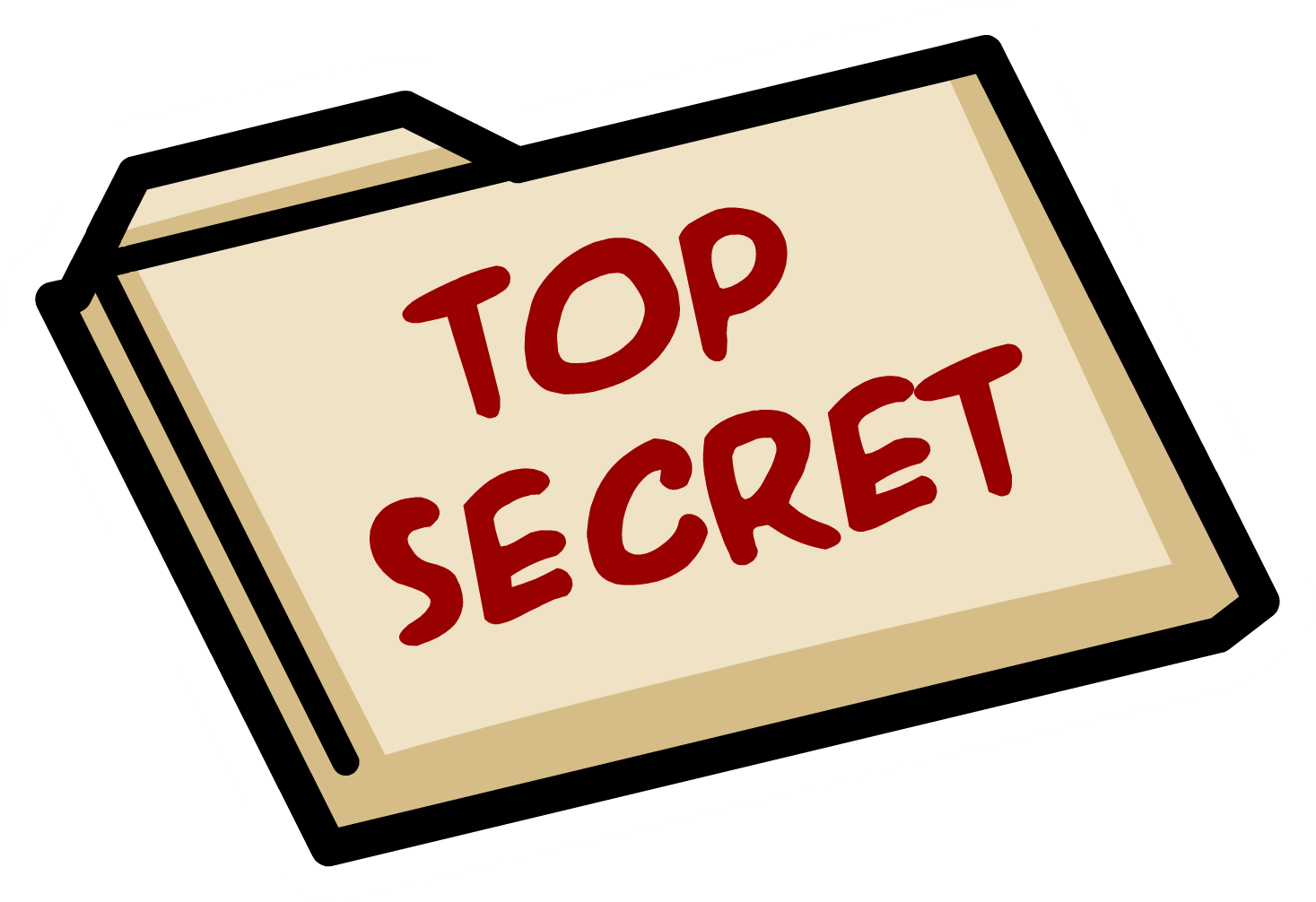 Top Secret Document Icon PNG image