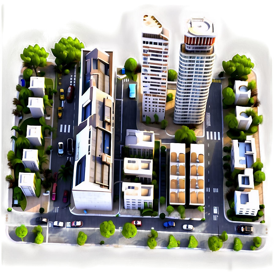 Top View City Location Png Uyp70 PNG image