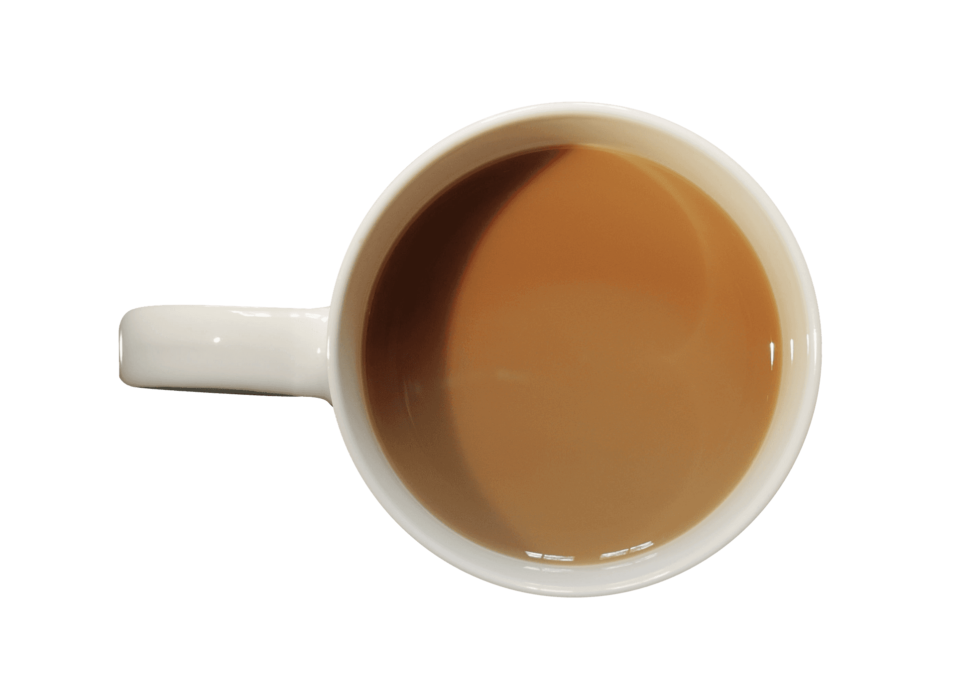 Top View Coffee Cup Full PNG image