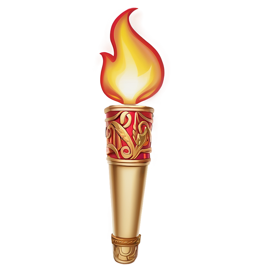 Torch Fire Border Png 06212024 PNG image