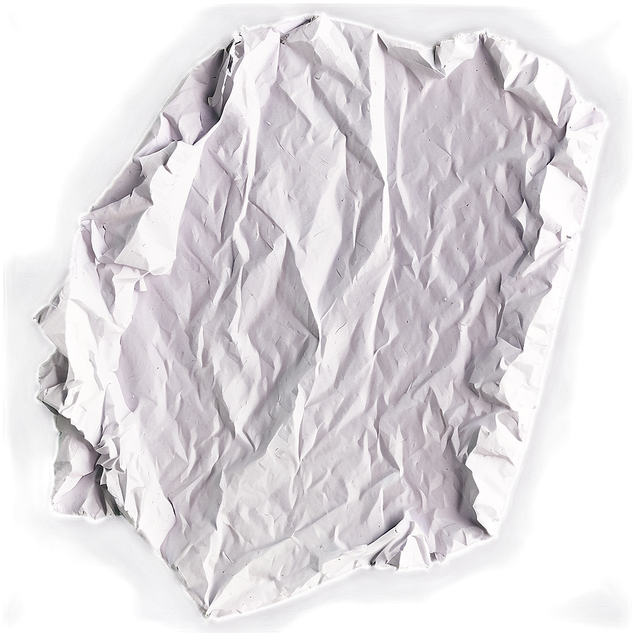 Torn And Crumpled Paper Png 05242024 PNG image