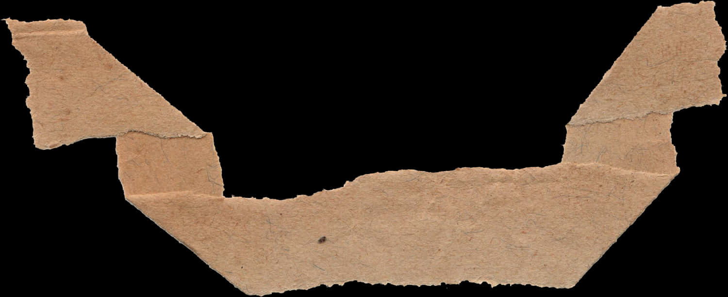 Torn Brown Paper Edge PNG image