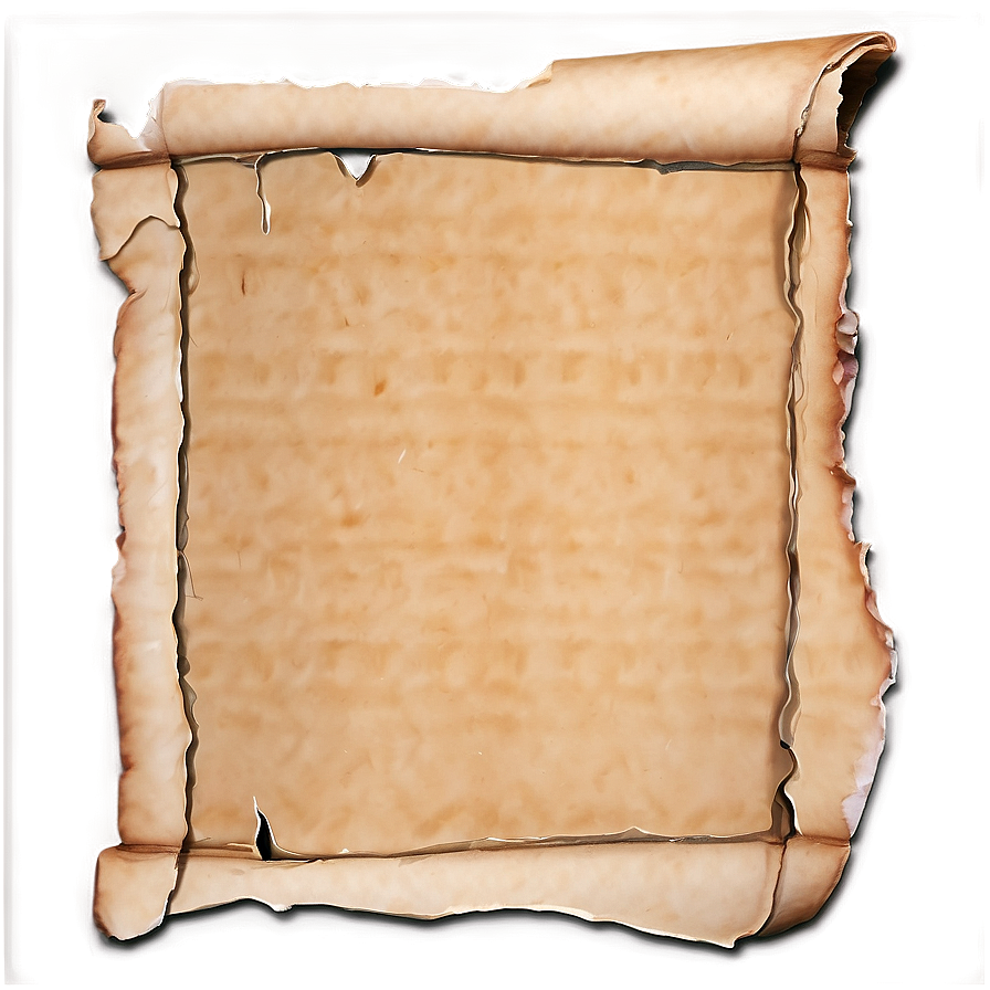 Torn Burned Paper Png 52 PNG image