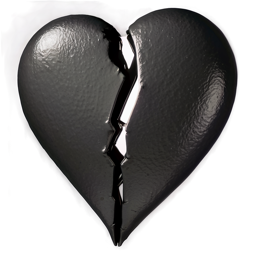 Torn Heart Emoji Png 06122024 PNG image