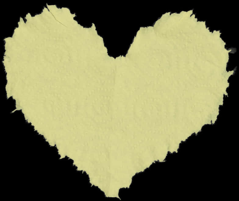 Torn Paper Heart Shape PNG image