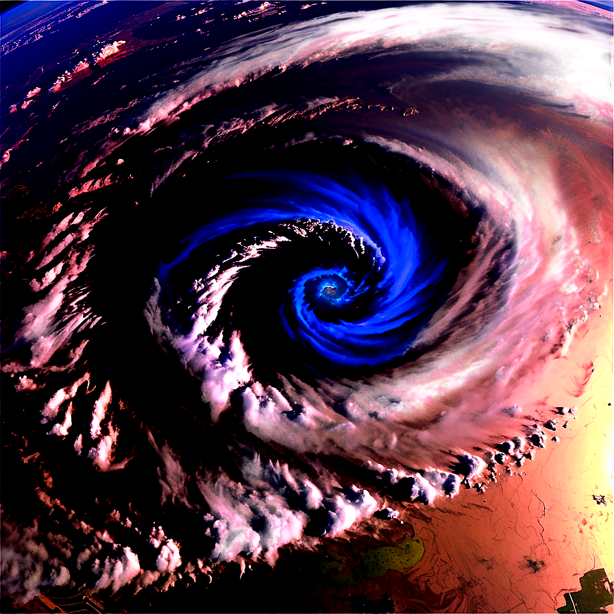 Tornado From Space Png Pql PNG image
